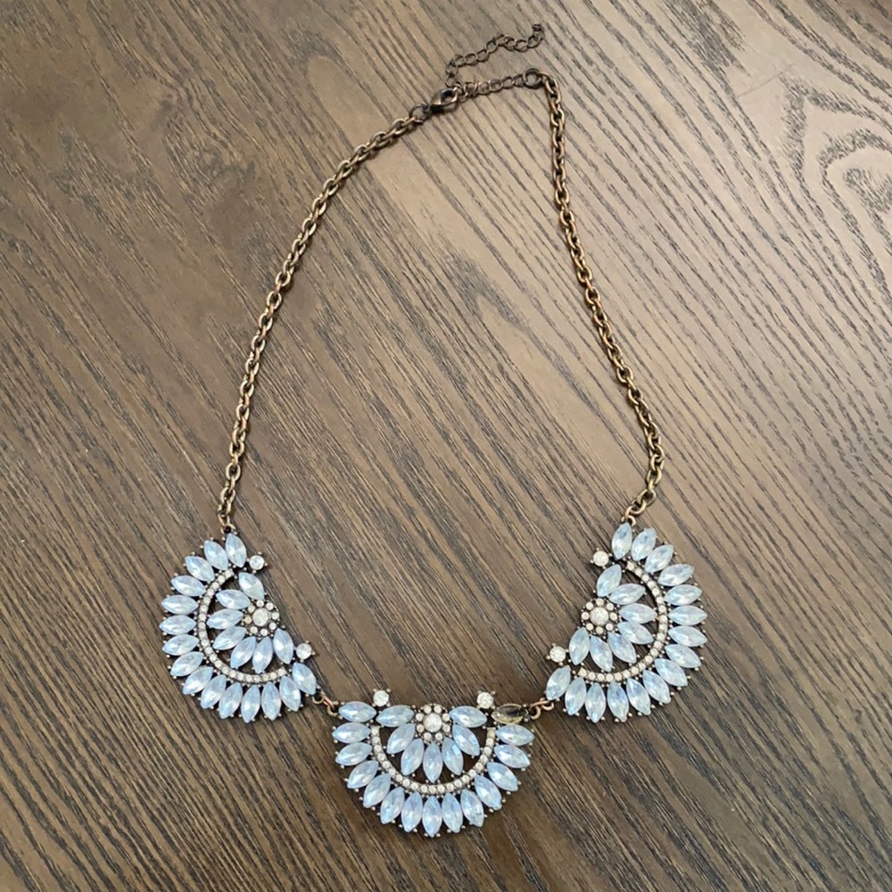 New York & Company Rhinestone Statement Necklace